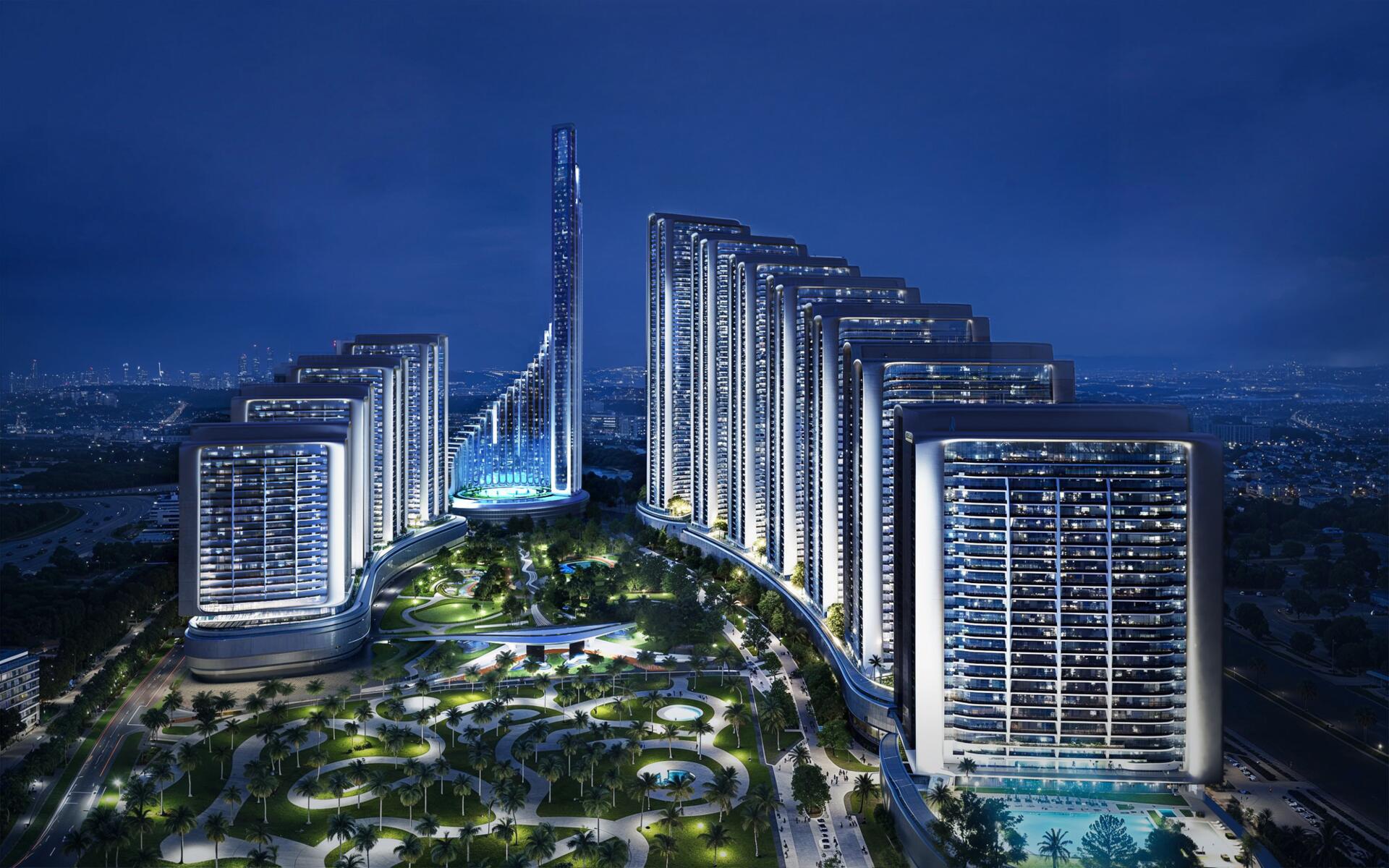 Vision Simplex by Binghatti, Meydan. Render supplied by developer.