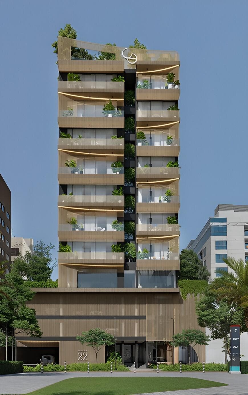 Elemental 22 by Elemental Developments, Jumeirah Garden City. Render supplied by developer.