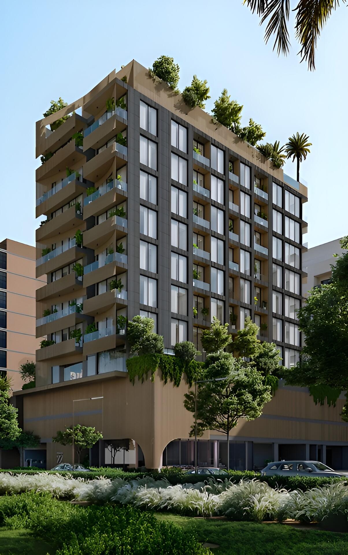 Elemental 22 by Elemental Developments, Jumeirah Garden City. Render supplied by developer.