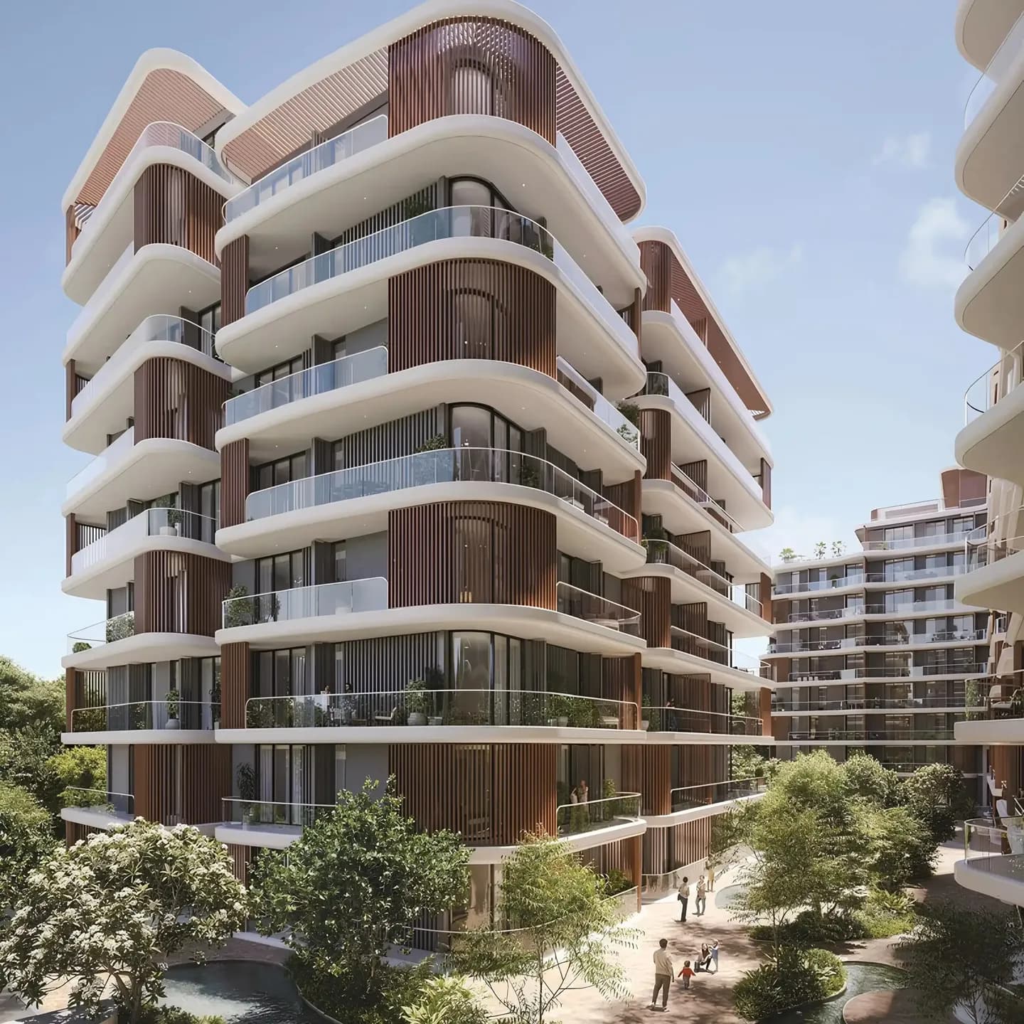 The Cape by Al Barari, Al Barari. Render supplied by developer.
