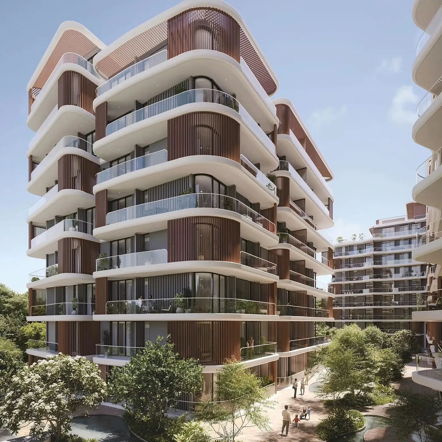 The Cape by Al Barari, Al Barari. Render supplied by developer.