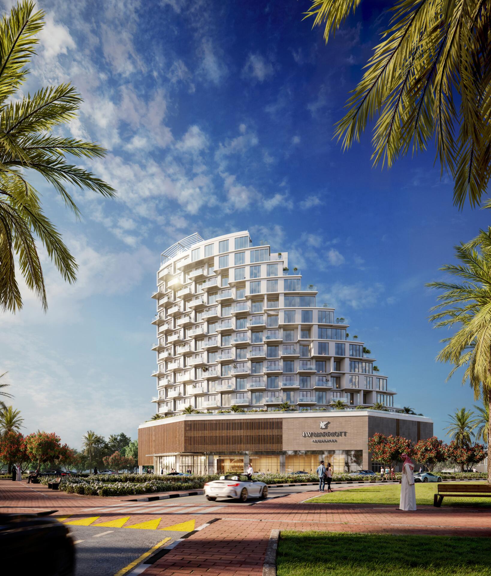 JW Marriott Residences by CG Developers, Dubai Islands. Render supplied by developer.