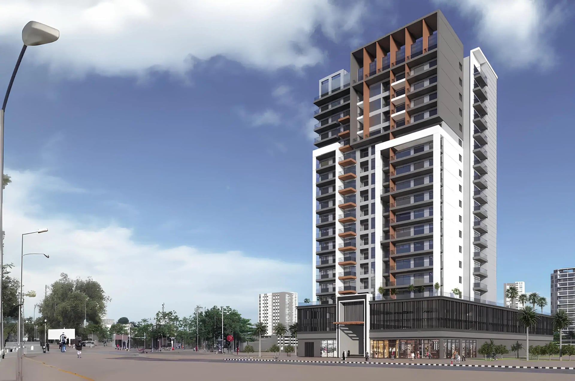 Tulip Oasis X by Madar Developments, Majan. Render supplied by developer.