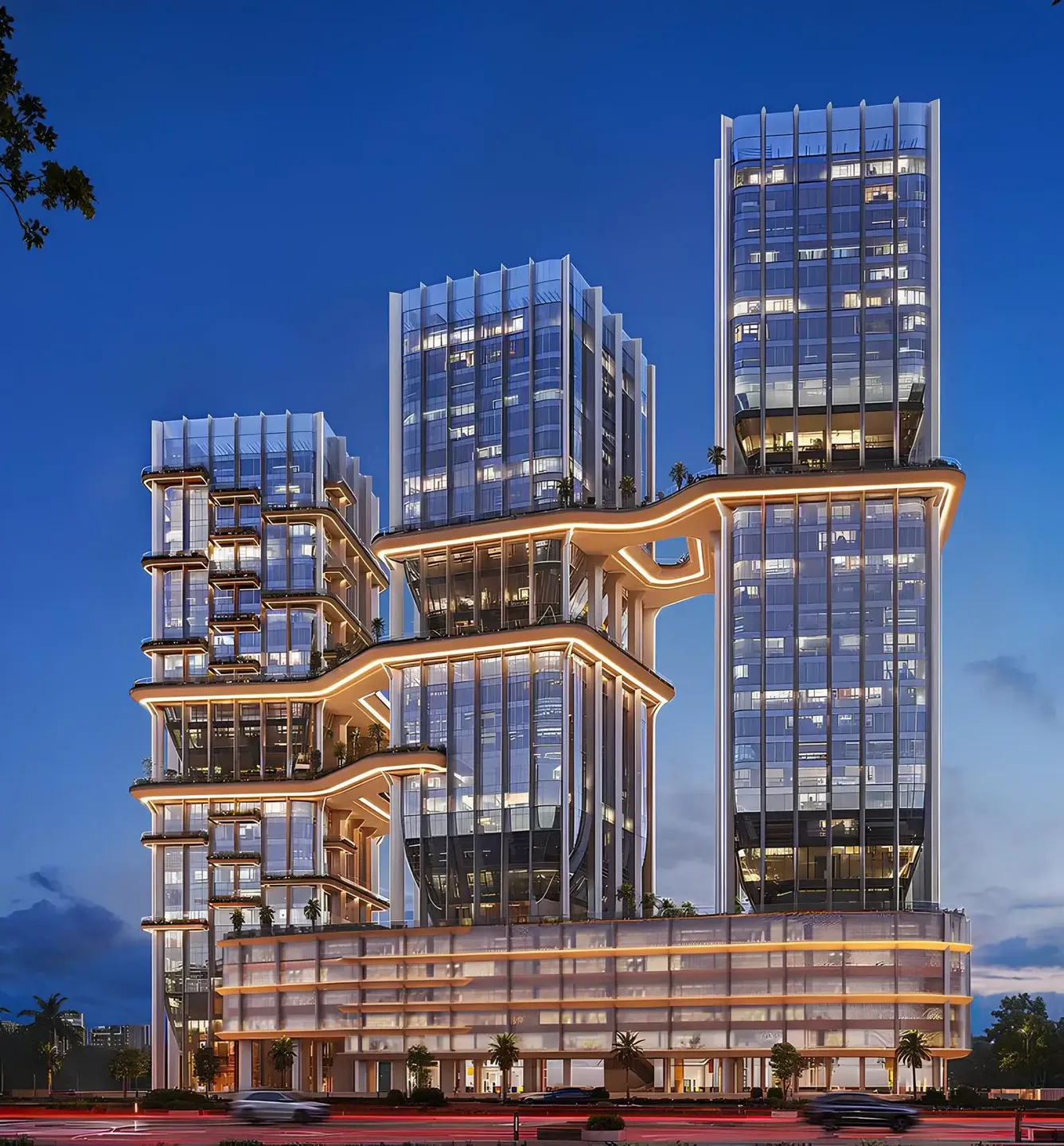 Radiant Bridges by Radiant, Al Reem Island. Render supplied by developer.
