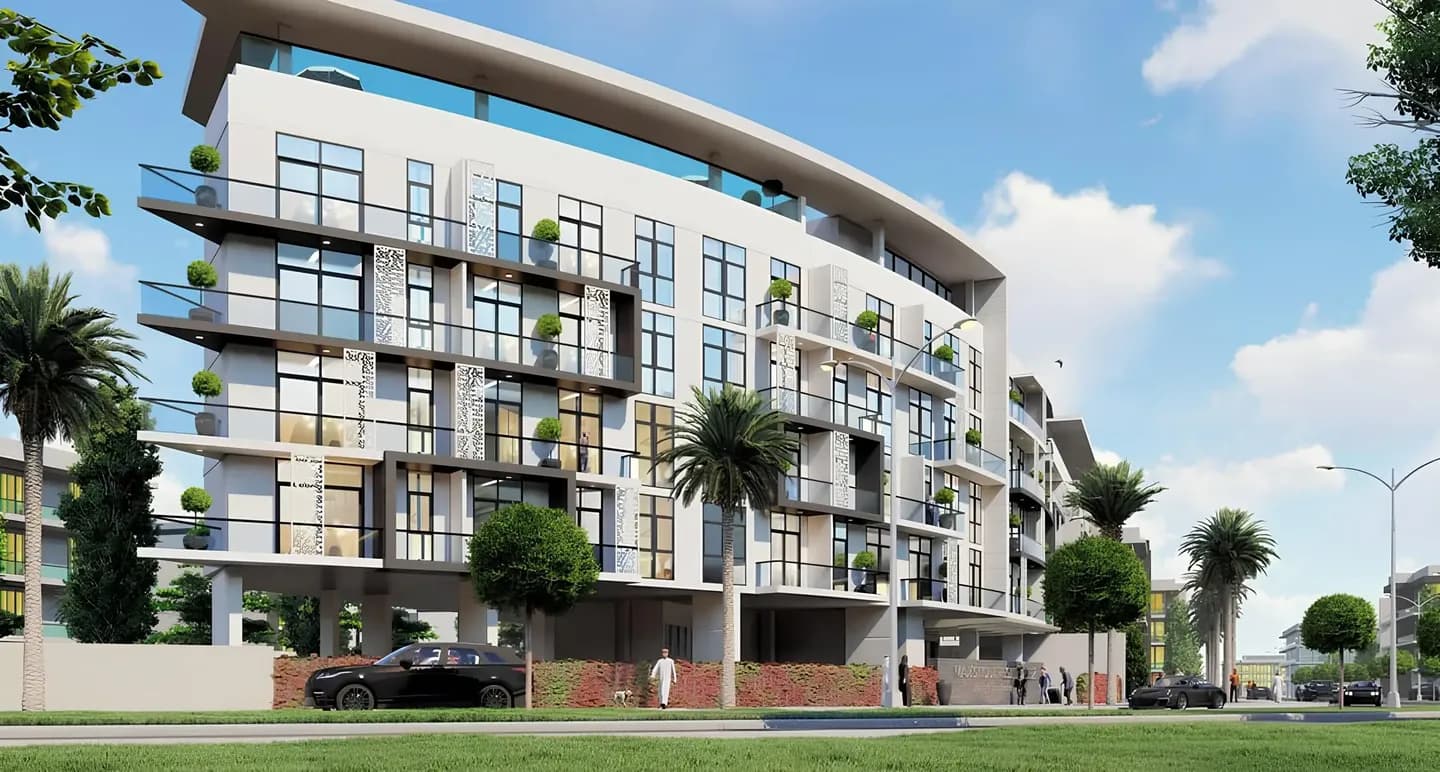 Majestique Residence 2 by Credo Investments FZE, Dubai South. Render supplied by developer.