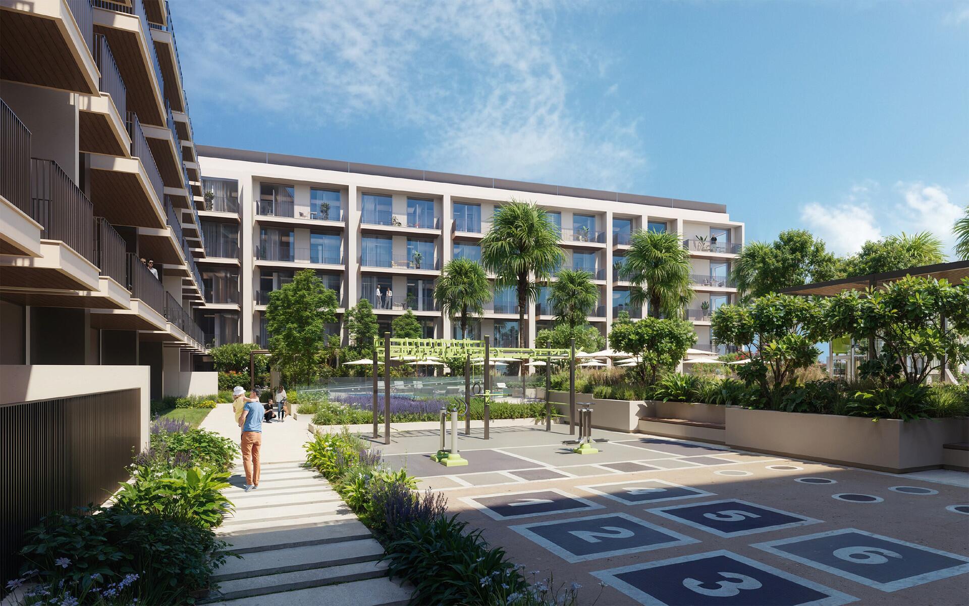 Aurora by Binghatti by Binghatti, JVC (Jumeirah Village Circle). Render supplied by developer.