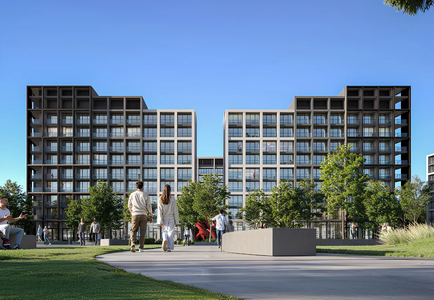 JENNA 1 Residance by ARADA, Muwaileh Commercial. Render supplied by developer.