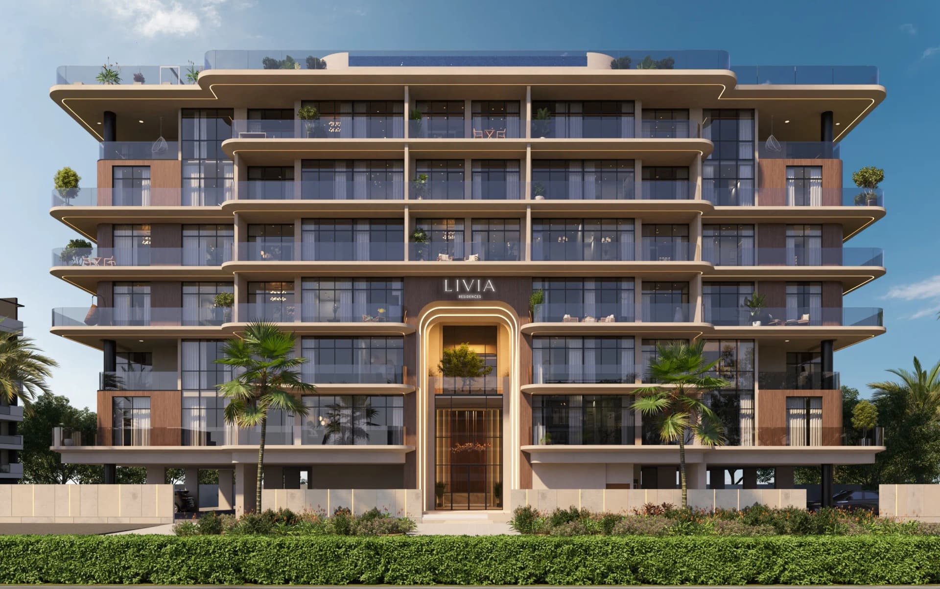 Livia Residences by Barco Developers, Dubai South. Render supplied by developer.