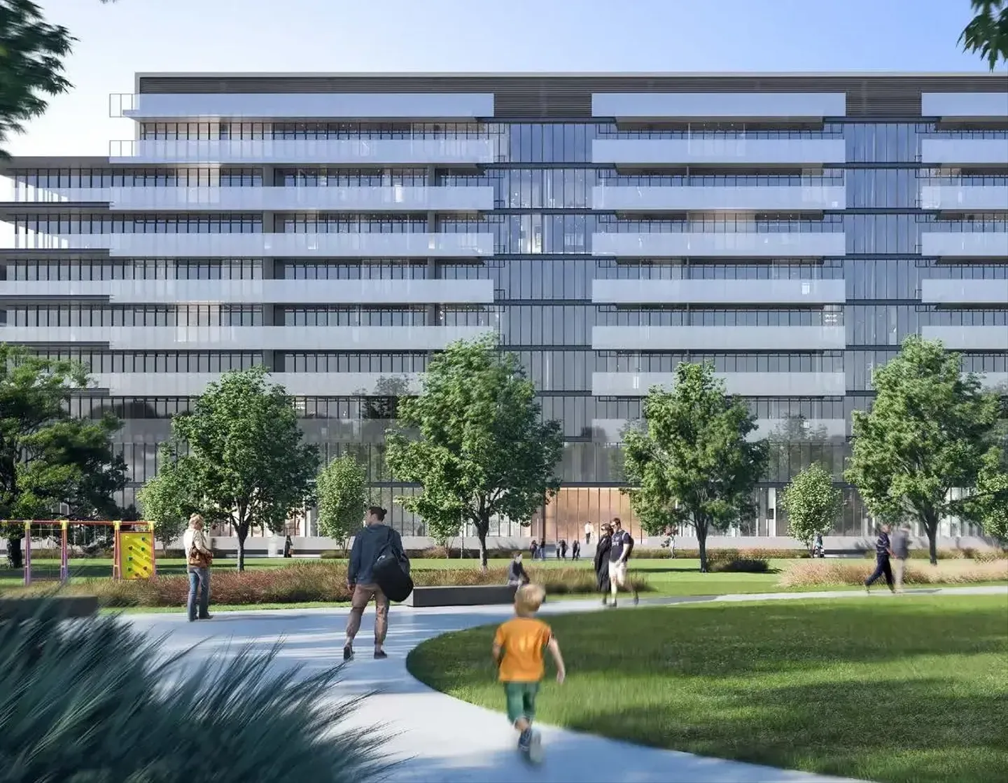 The Gate 1 by ARADA in Muwaileh, render supplied by developer