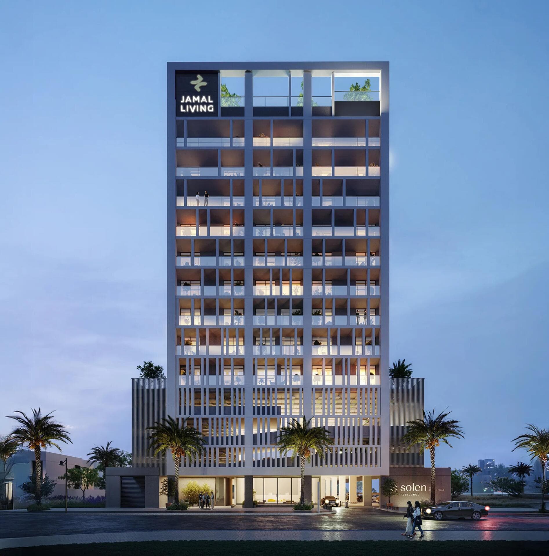 Solen Residence by Jamal Living, Dubai Silicon Oasis. Render supplied by developer.