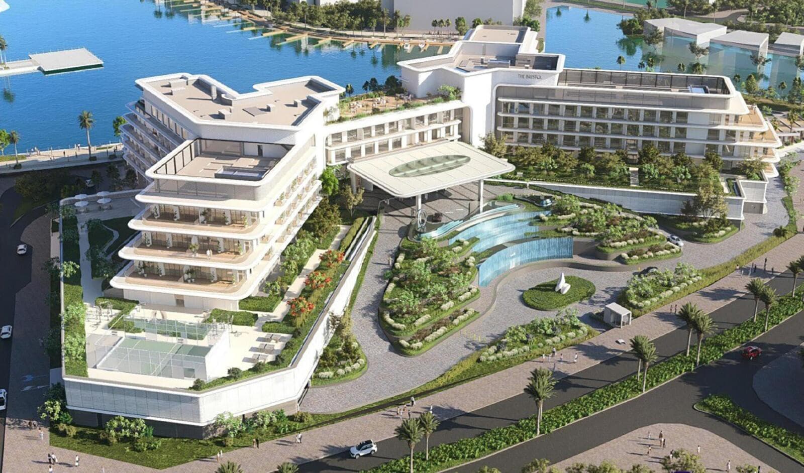The Bristol Ramhan Island by Eagle Hills, Ramhan Island. Render supplied by developer.