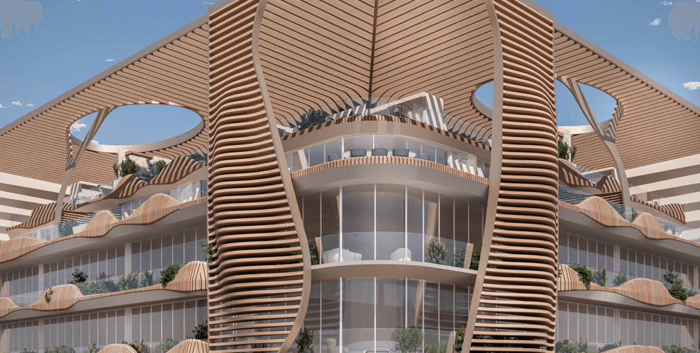 Sky Harmony by Peace Homes Group, JVC (Jumeirah Village Circle). Render supplied by developer.