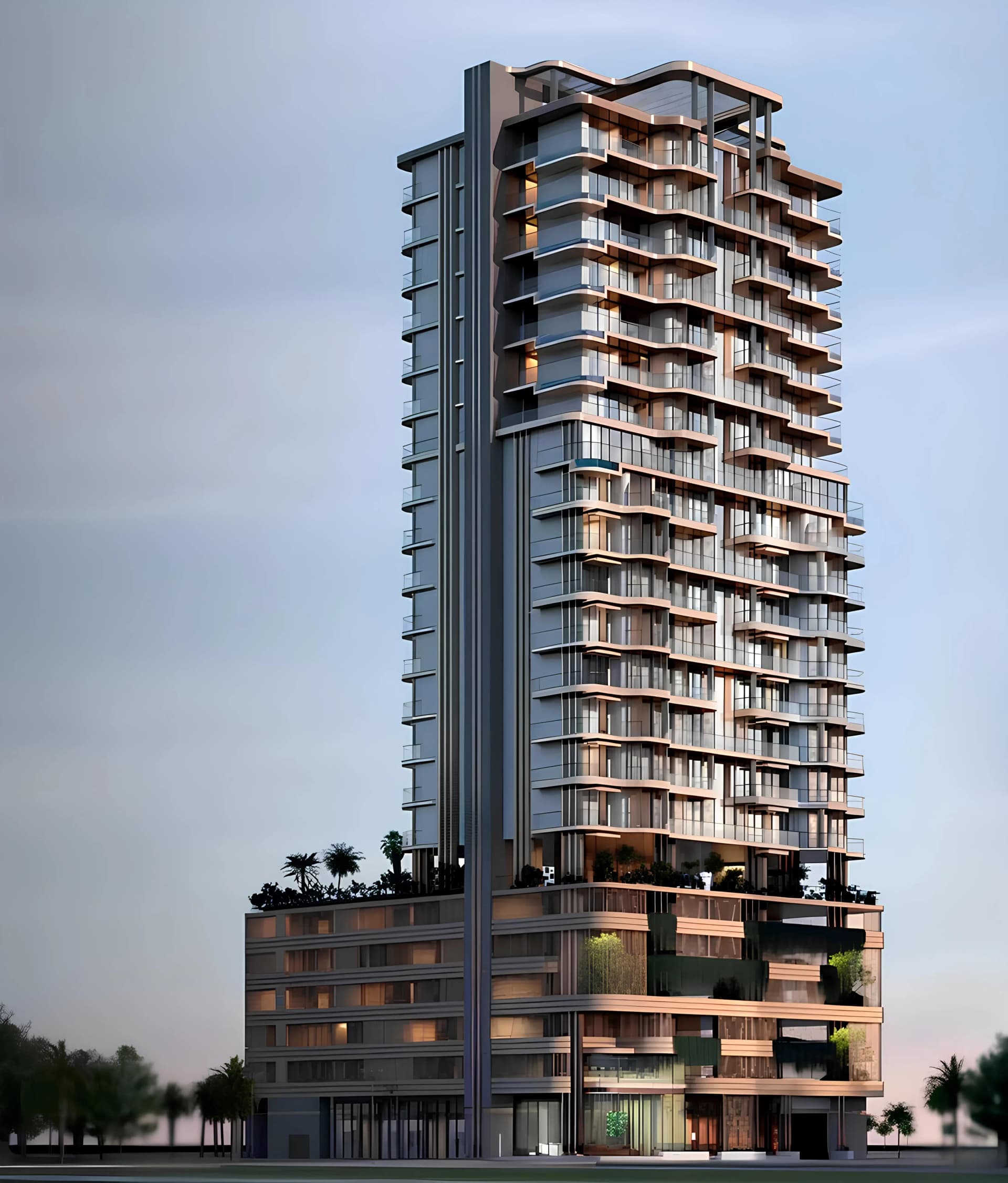 The Borough by Mirfa IBC Developers, JVC (Jumeirah Village Circle). Render supplied by developer.