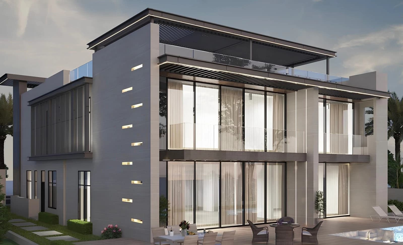 Villa - Park way by Wellington Developments, Dubai Hills. Render supplied by developer.