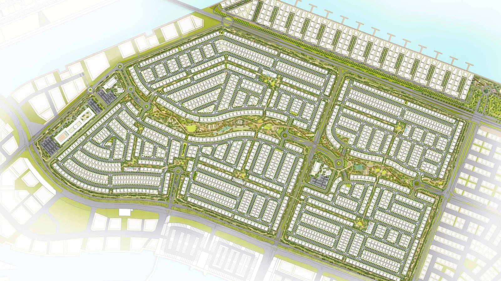 Wadeem by Modon by Modon in Al Hudayriat Island, render supplied by developer