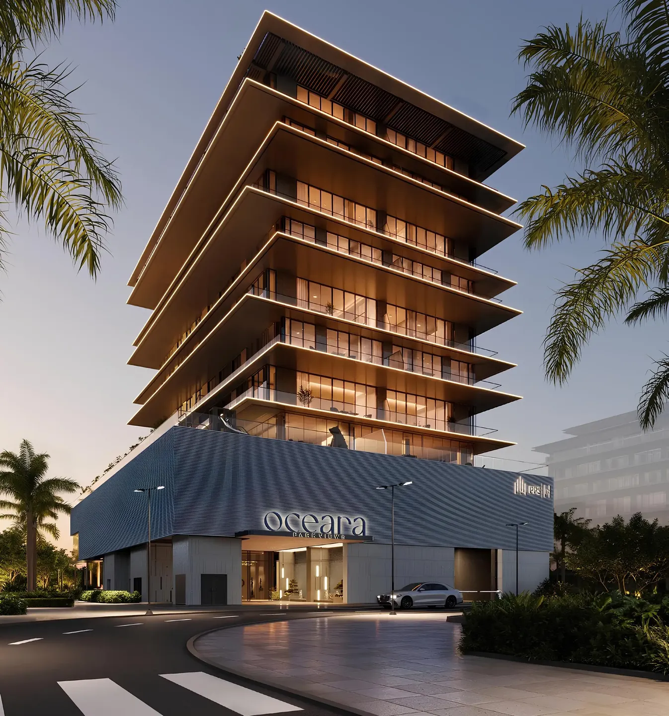 Oceara Park View Residences by PPS Properties, Dubai Islands. Render supplied by developer.
