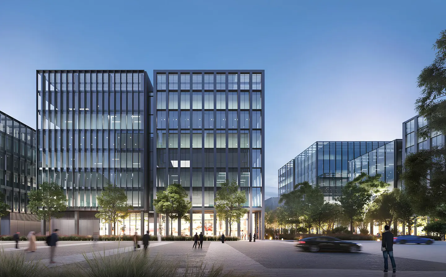 Central Business District Phase 1 by ARADA, Muwaileh Commercial. Render supplied by developer.