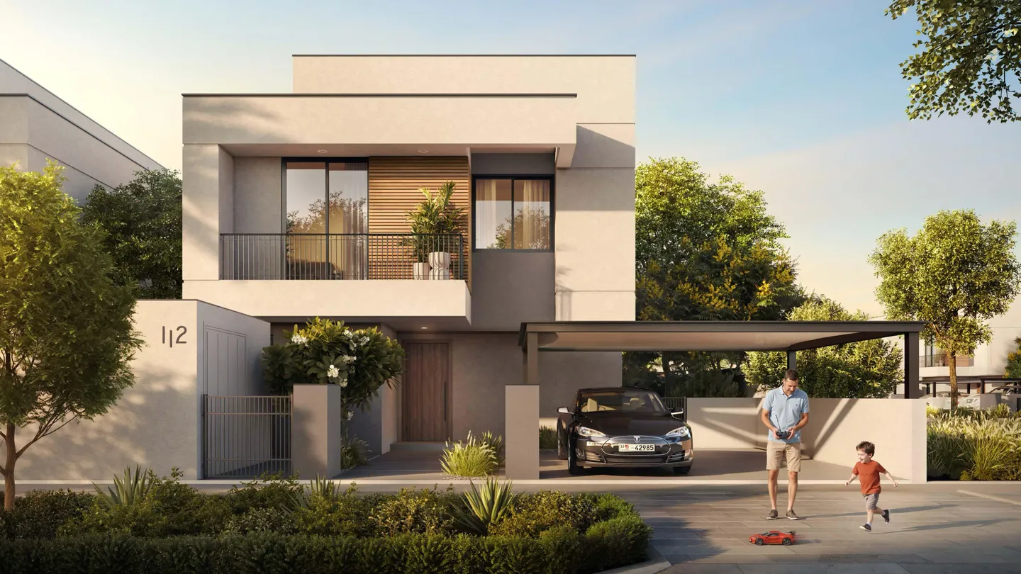 Al Ghadeer Gardens 2 by Aldar in Al Layyan, render supplied by developer