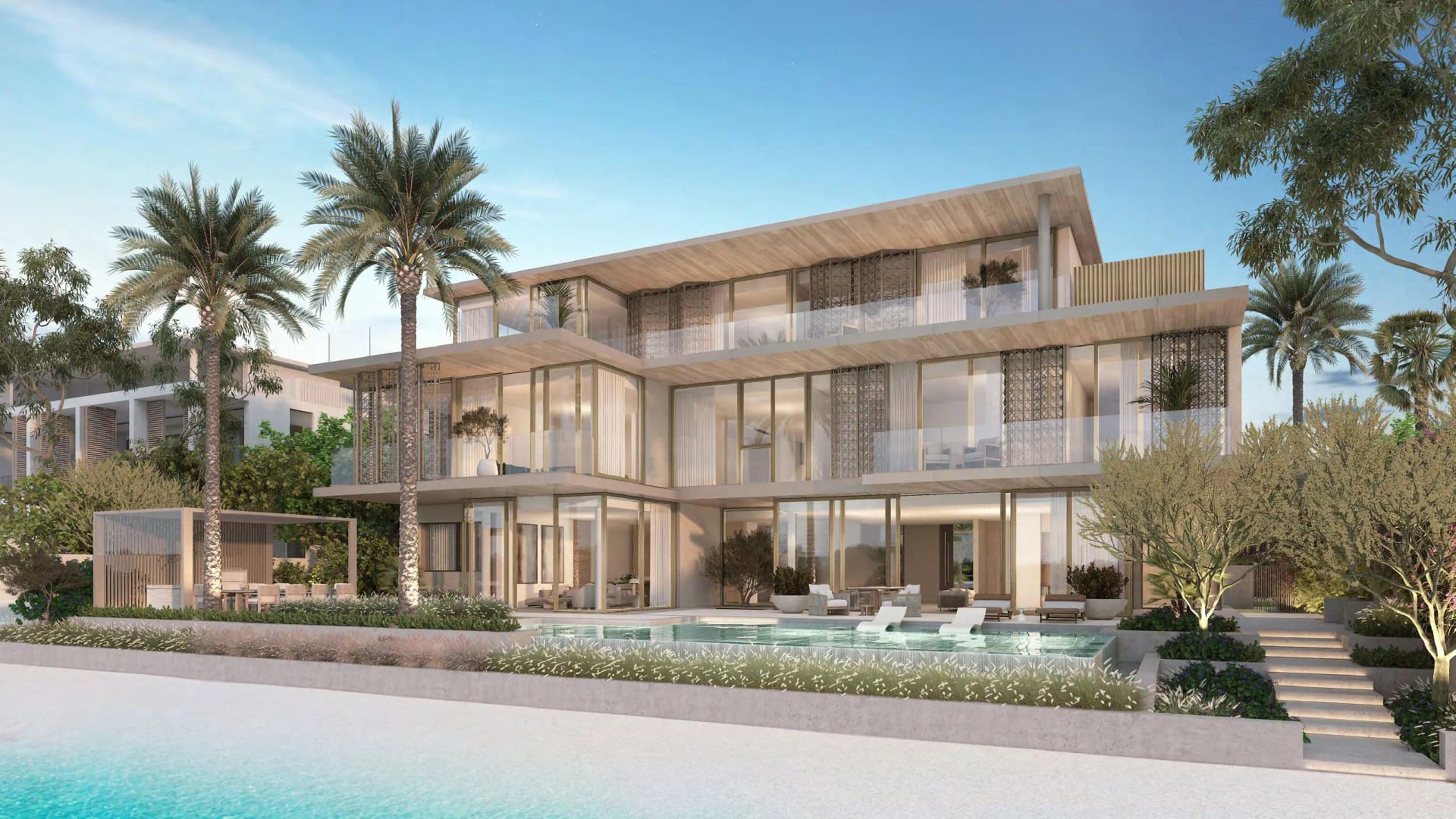 Palm Jebel Ali Villas - Frond F by Nakheel, Palm Jebel Ali. Render supplied by developer.