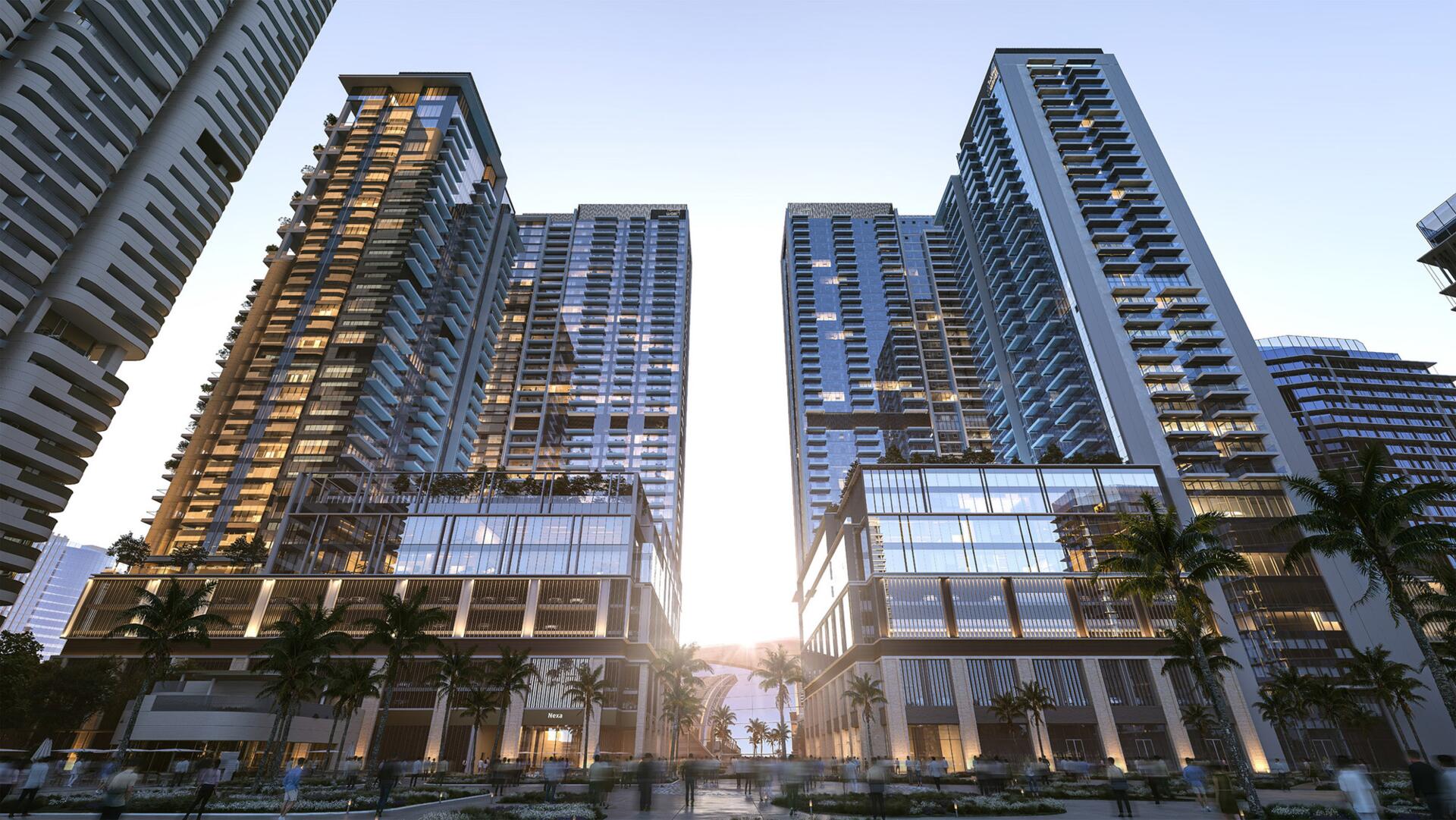 Avenue Park Towers II by Wasl in Al Kifaf, render supplied by developer