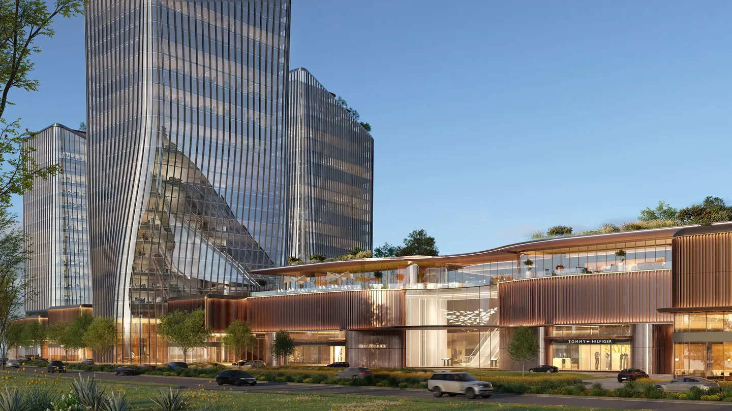 O1NE District DAWN Building by AVENEW Development, Dubai Motor City. Render supplied by developer.