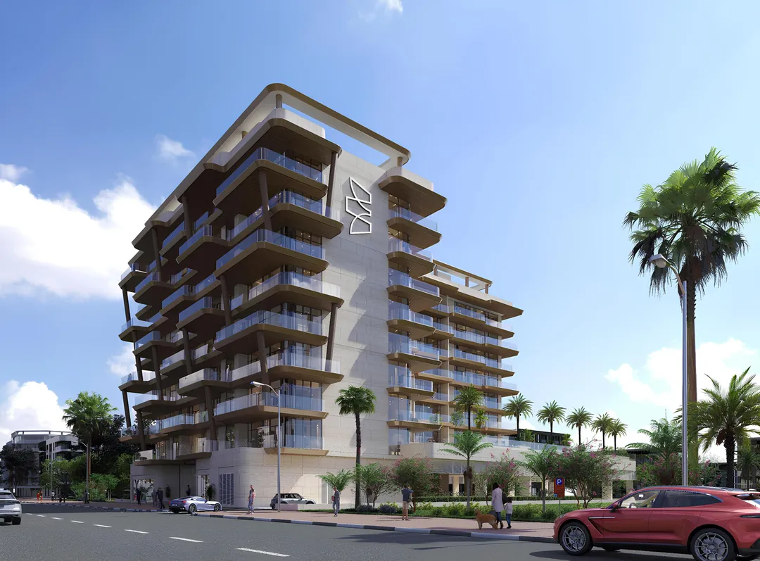 Elyra Residences by Enaam Developers, Dubai Silicon Oasis. Render supplied by developer.