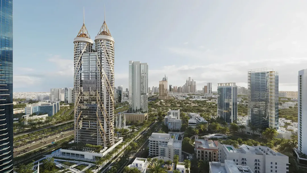 The Biltmore Residences Sufouh Penthouses by GJ Properties in Al Safouh First, render supplied by developer