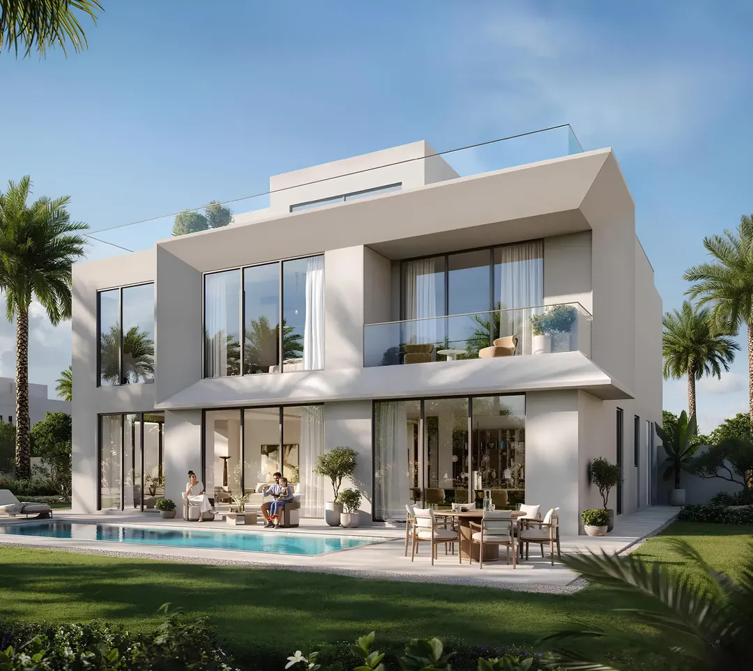 Palace Villas - Ostra New Phase by Emaar, The Oasis. Render supplied by developer.