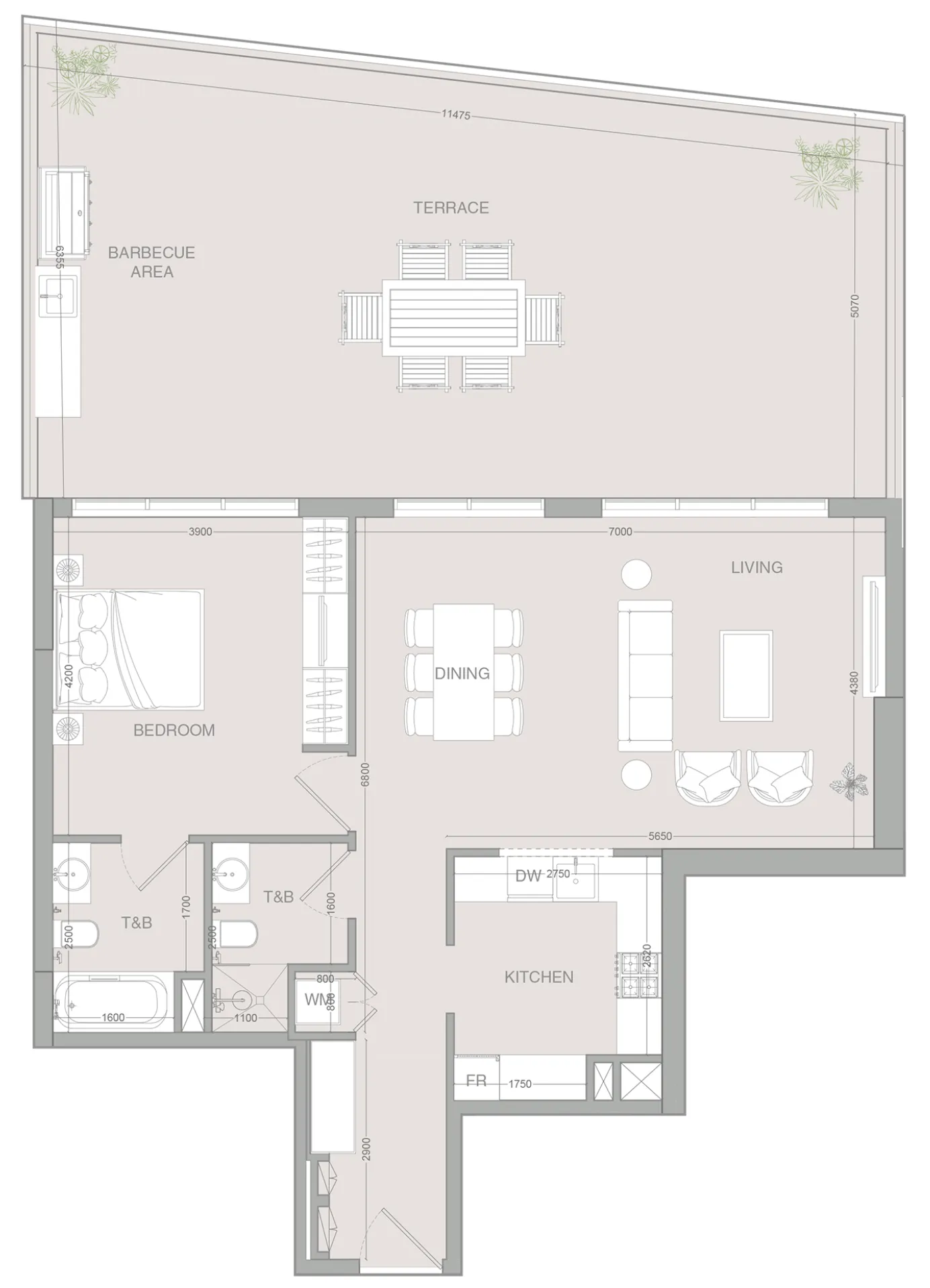 V1STARA House 2 1 BR Apartments floor plan, 859 sqft to 1,564 sqft, drawing published by Object One