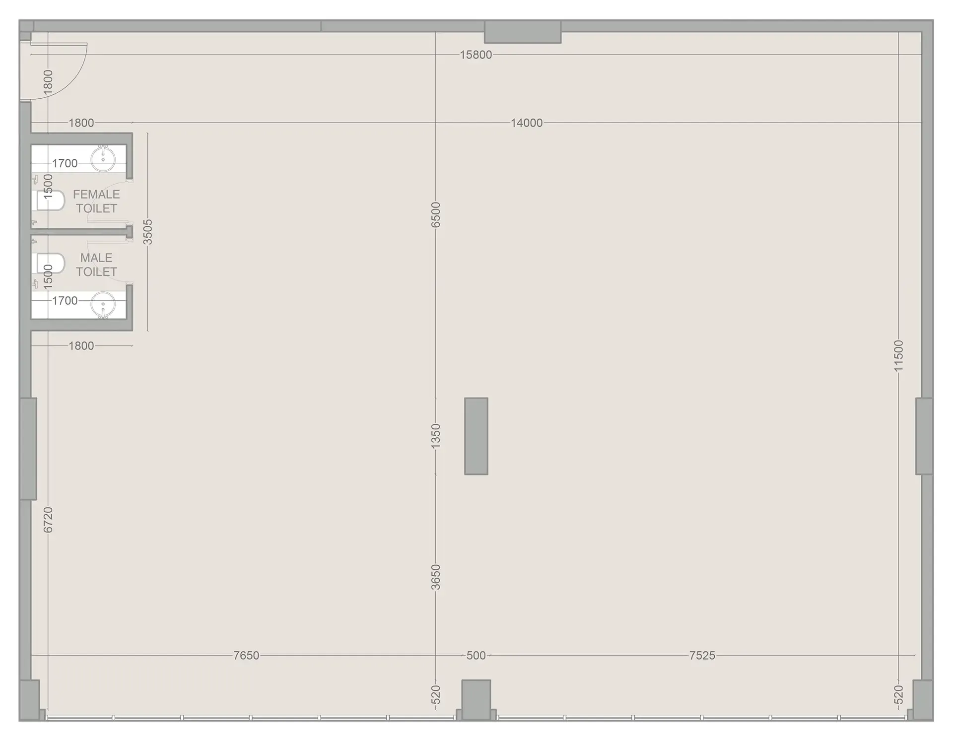 ESSENL1FE Residence Commerce floor plan, 2,111 sqft to 3,243 sqft, drawing published by Object One